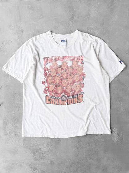 Detroit Red Wings Championship Team T-Shirt '97 - XXL