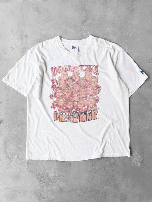 Detroit Red Wings Championship Team T-Shirt '97 - XXL