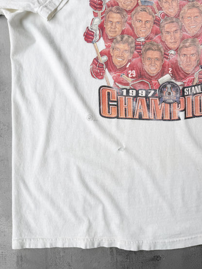 Detroit Red Wings Championship Team T-Shirt '97 - XXL