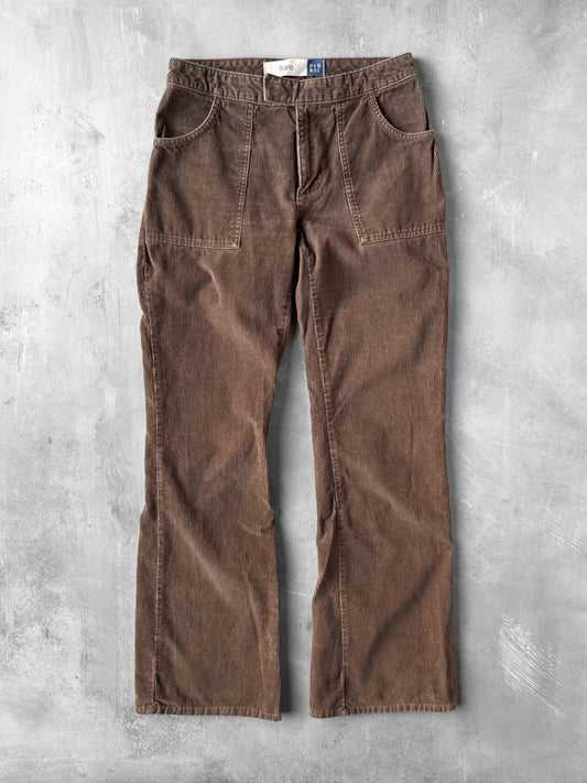 Gap Flare Corduroy Pants Y2K - Size 2