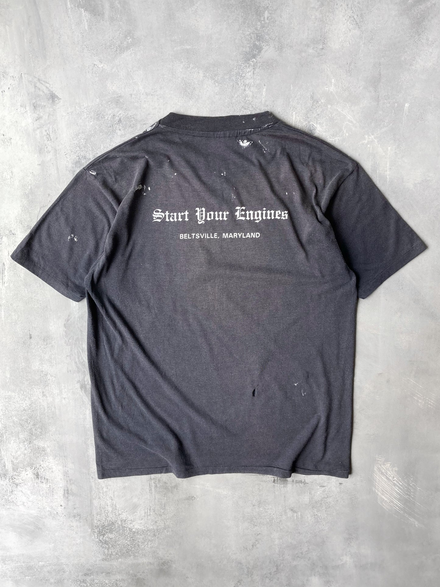 Start Your Engines T-Shirt 80's - Large