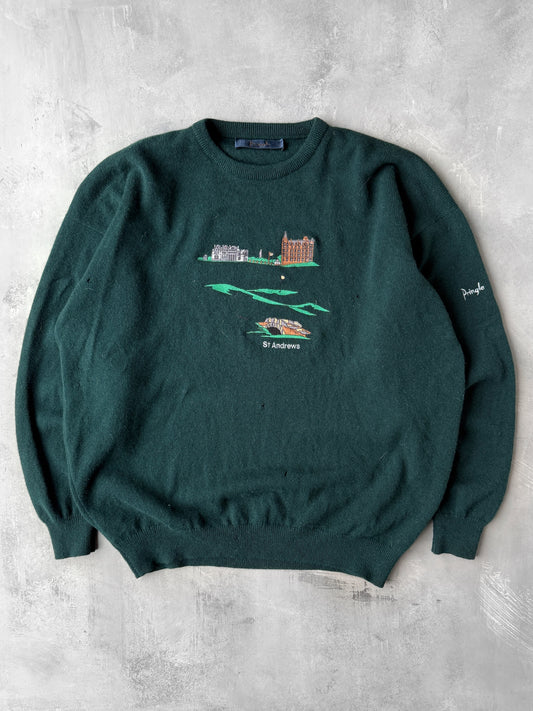 St. Andrews Wool Golf Sweater 90's - XL