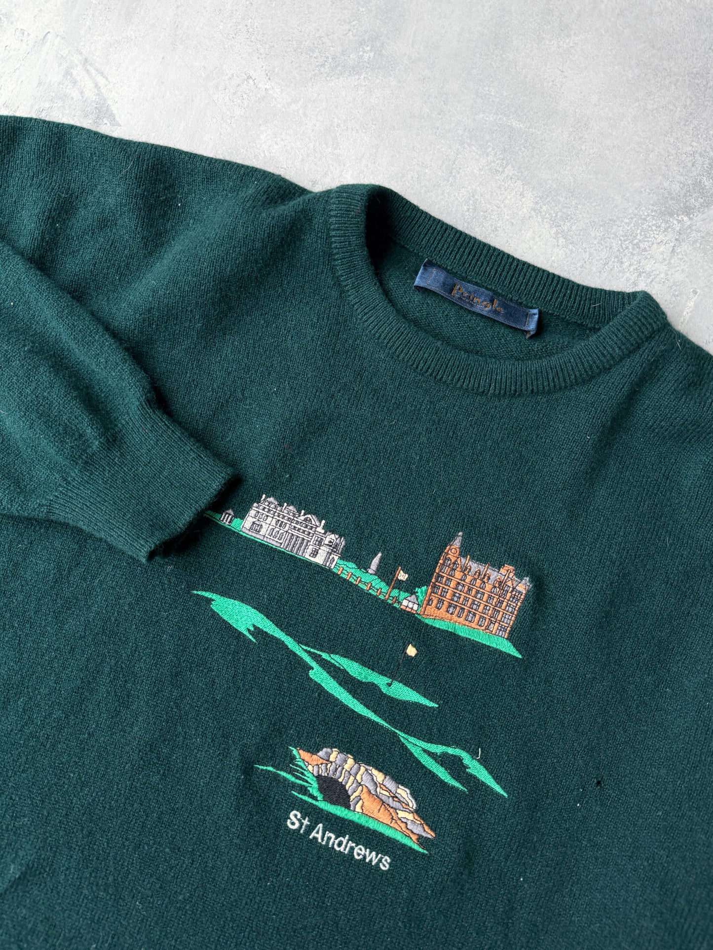 St. Andrews Wool Golf Sweater 90's - XL