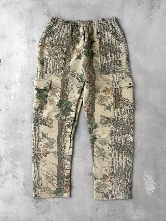 Camo Cargo Sweatpants 00's - Large