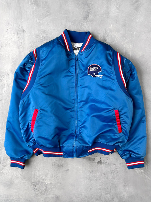 New York Giants Satin Bomber Jacket 90's - XXL