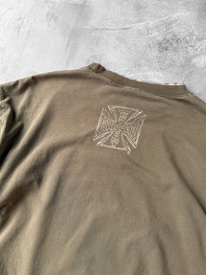 West Coast Choppers Layered T-Shirt Y2K - Large