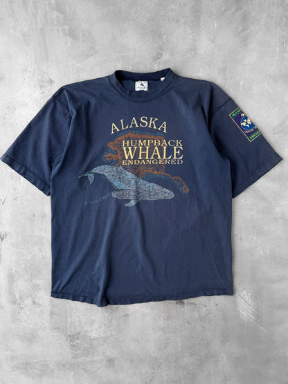 Endangered Humpback Whale T-Shirt 90's - XL