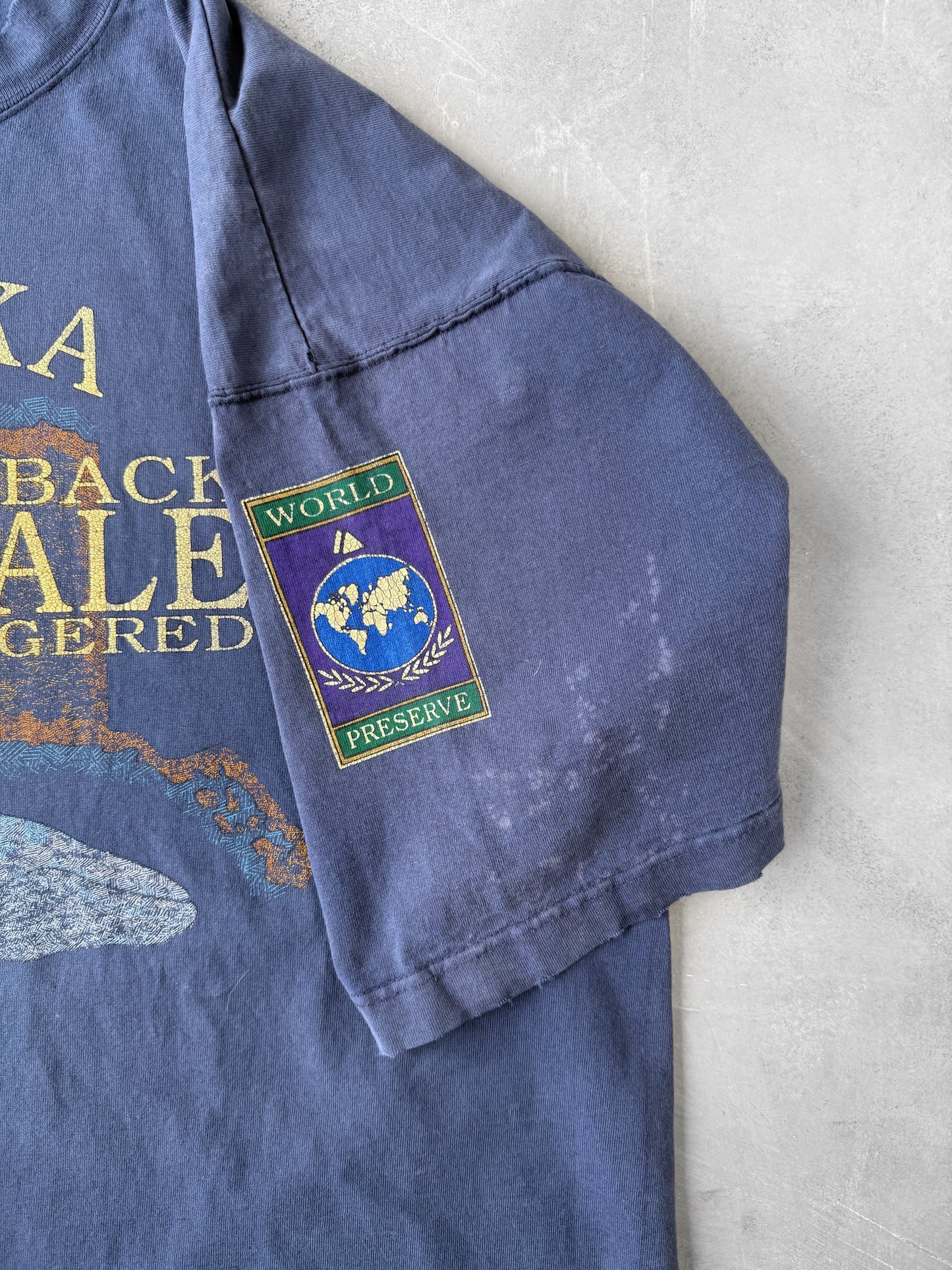 Endangered Humpback Whale T-Shirt 90's - XL