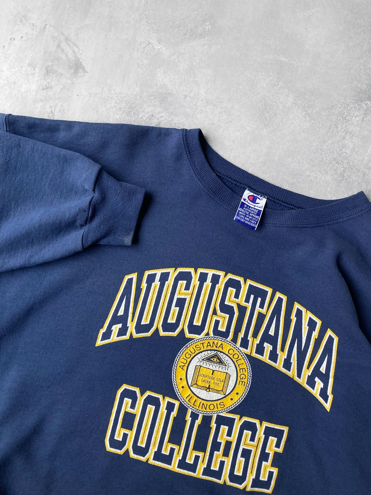 Augustana College Crewneck 90's - XL