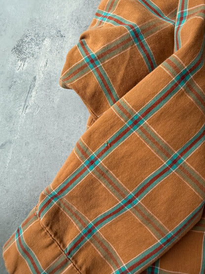 King Cotton Plaid Shirt 60's - Large / XL
