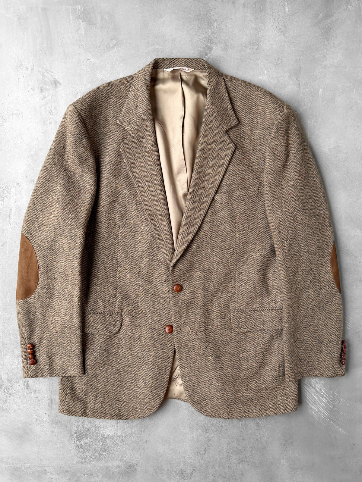 Herringbone Tweed Sport Coat '05 - Size 44L