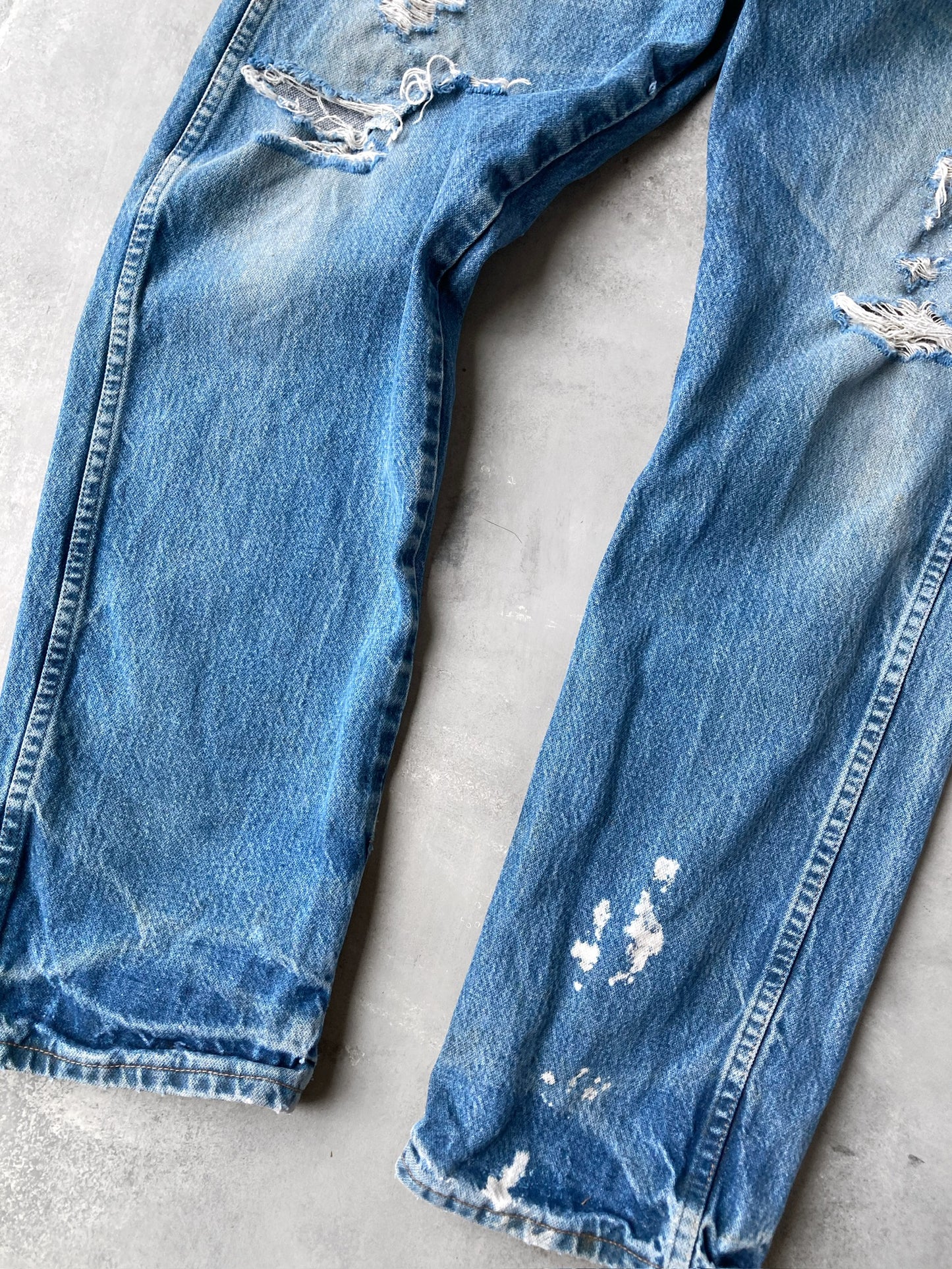 Distressed Wrangler Jeans 00's - 34x31