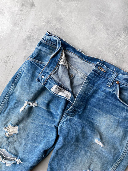 Distressed Wrangler Jeans 00's - 34x31