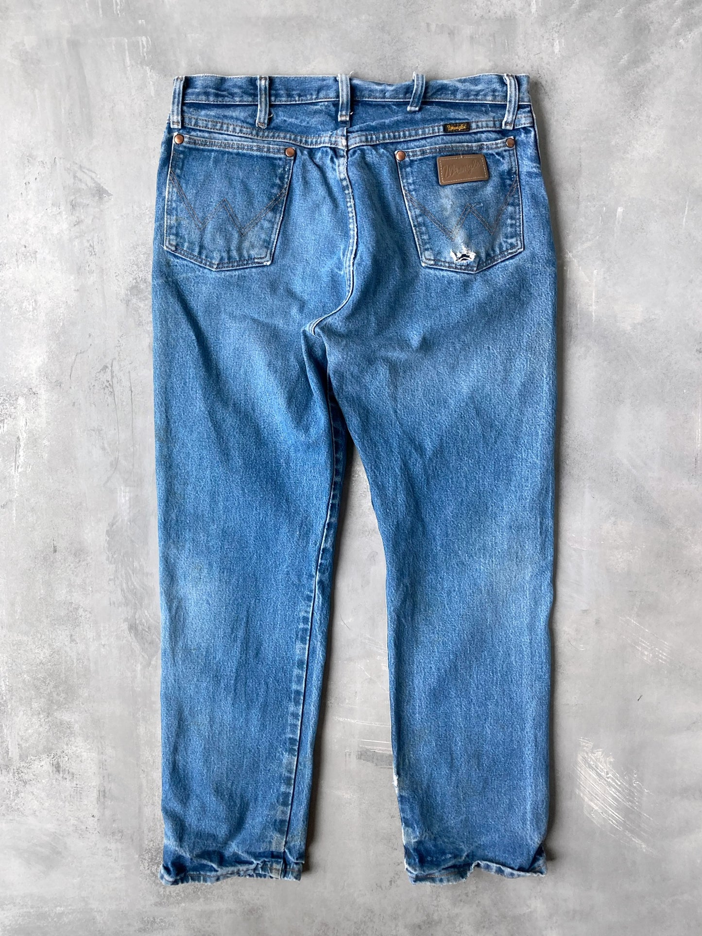 Distressed Wrangler Jeans 00's - 34x31