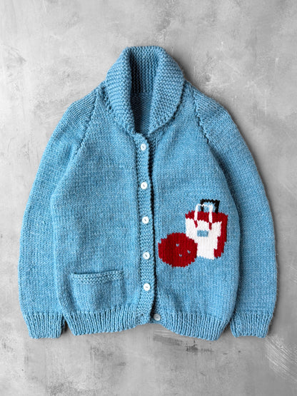 Bowling Cardigan Sweater - Small