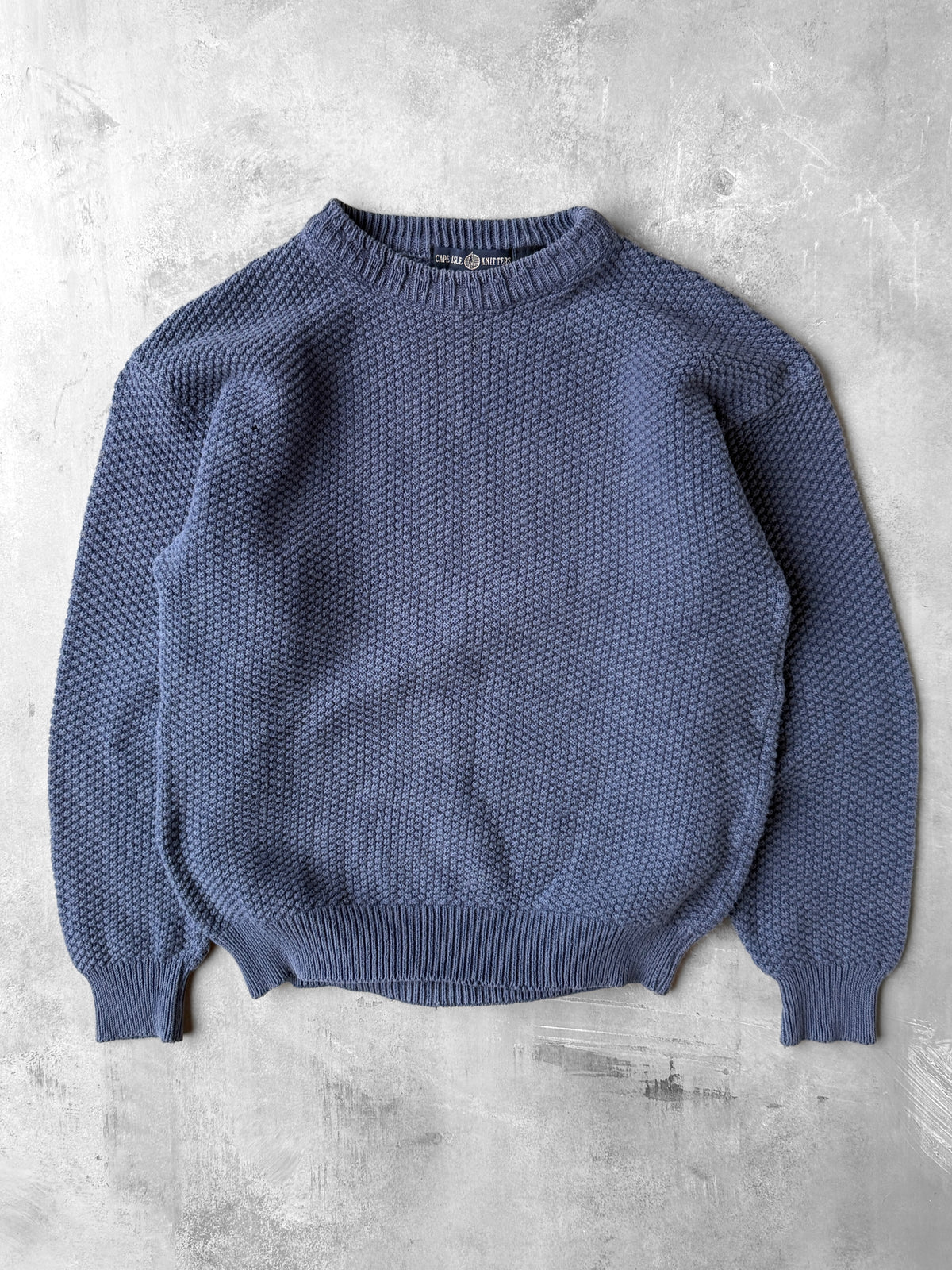 Textured Cotton Sweater 90's - Small