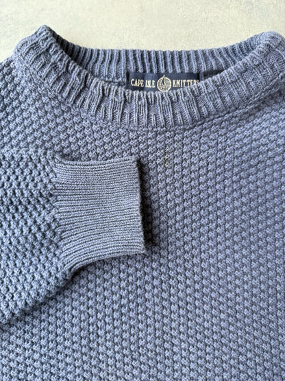 Textured Cotton Sweater 90's - Small