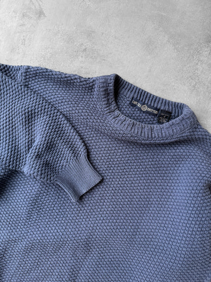 Textured Cotton Sweater 90's - Small