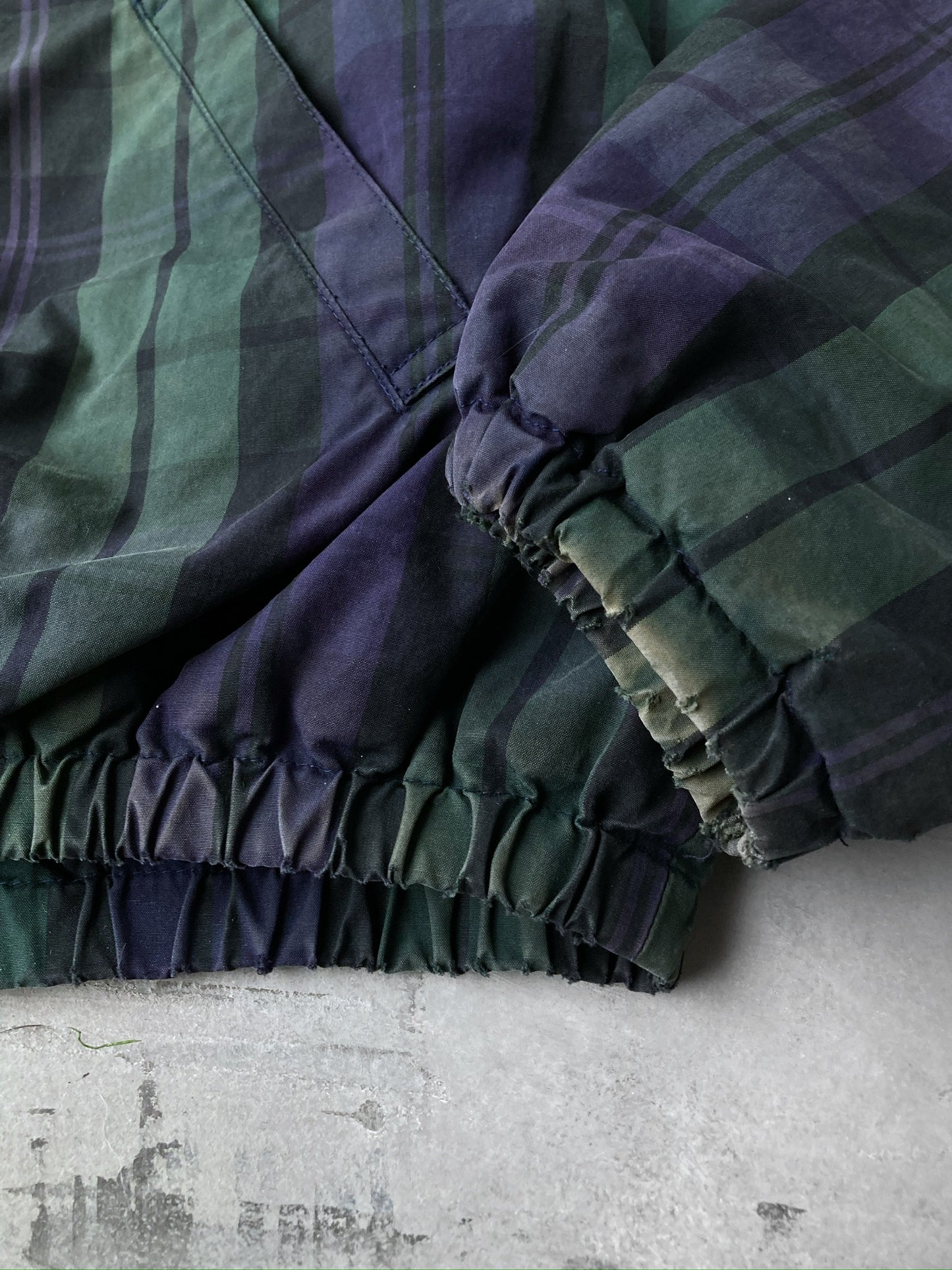 Tartan Polo Sport Jacket 90's - XL