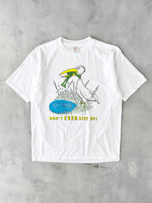 Don't Ever Give Up T-Shirt '93 - Large