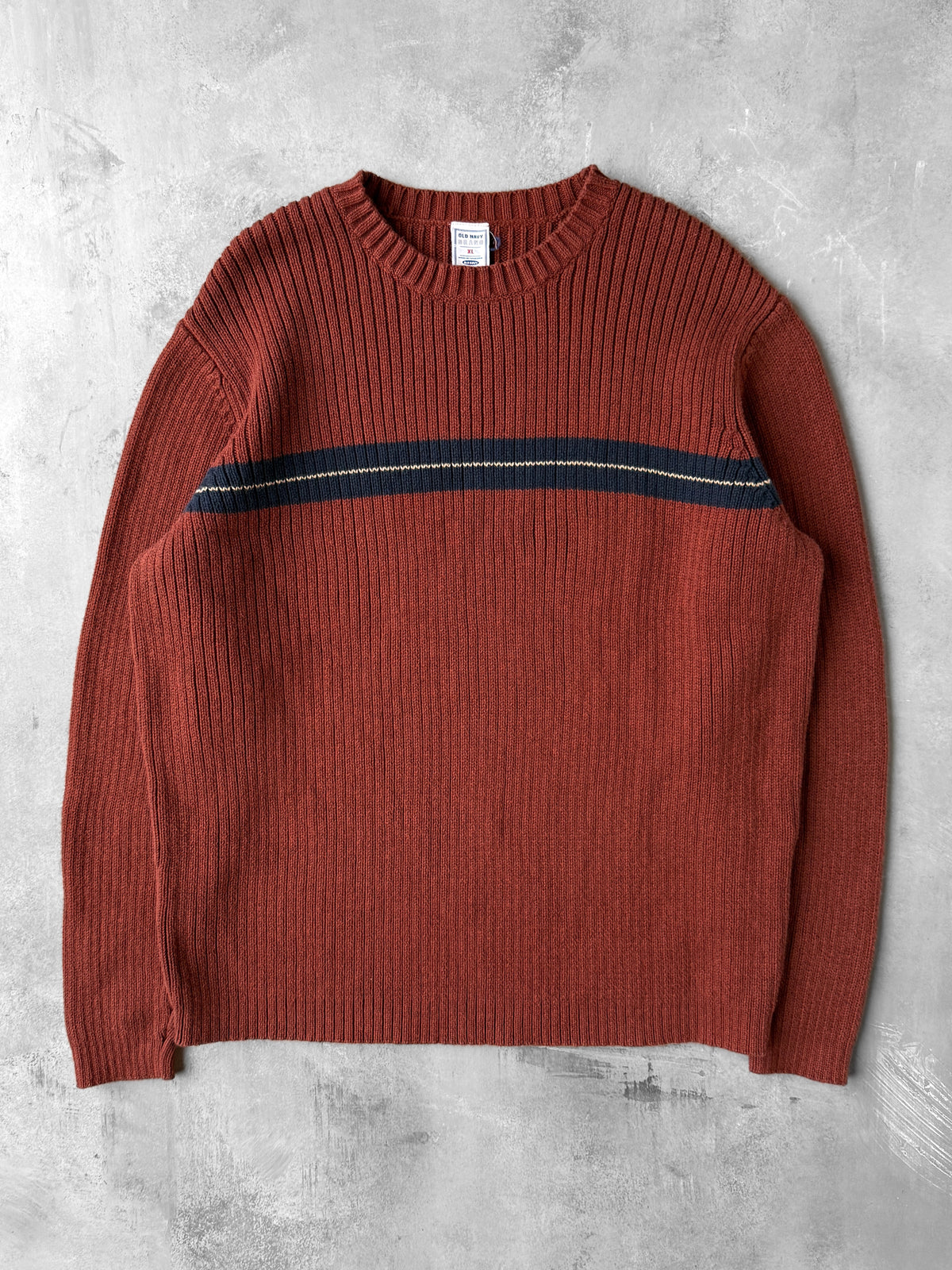 Ribbed Cotton Sweater '04 - XL