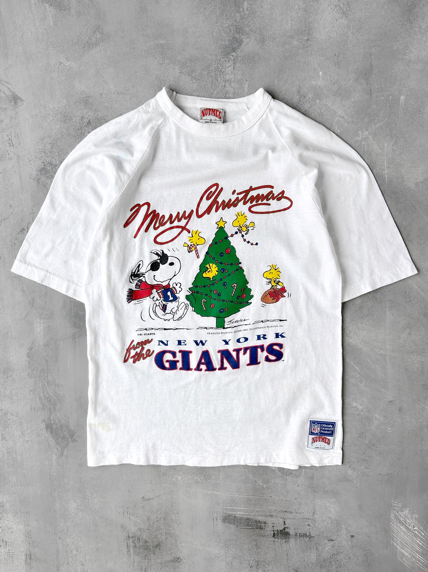 Merry Christmas Giants T-Shirt 90's - Small