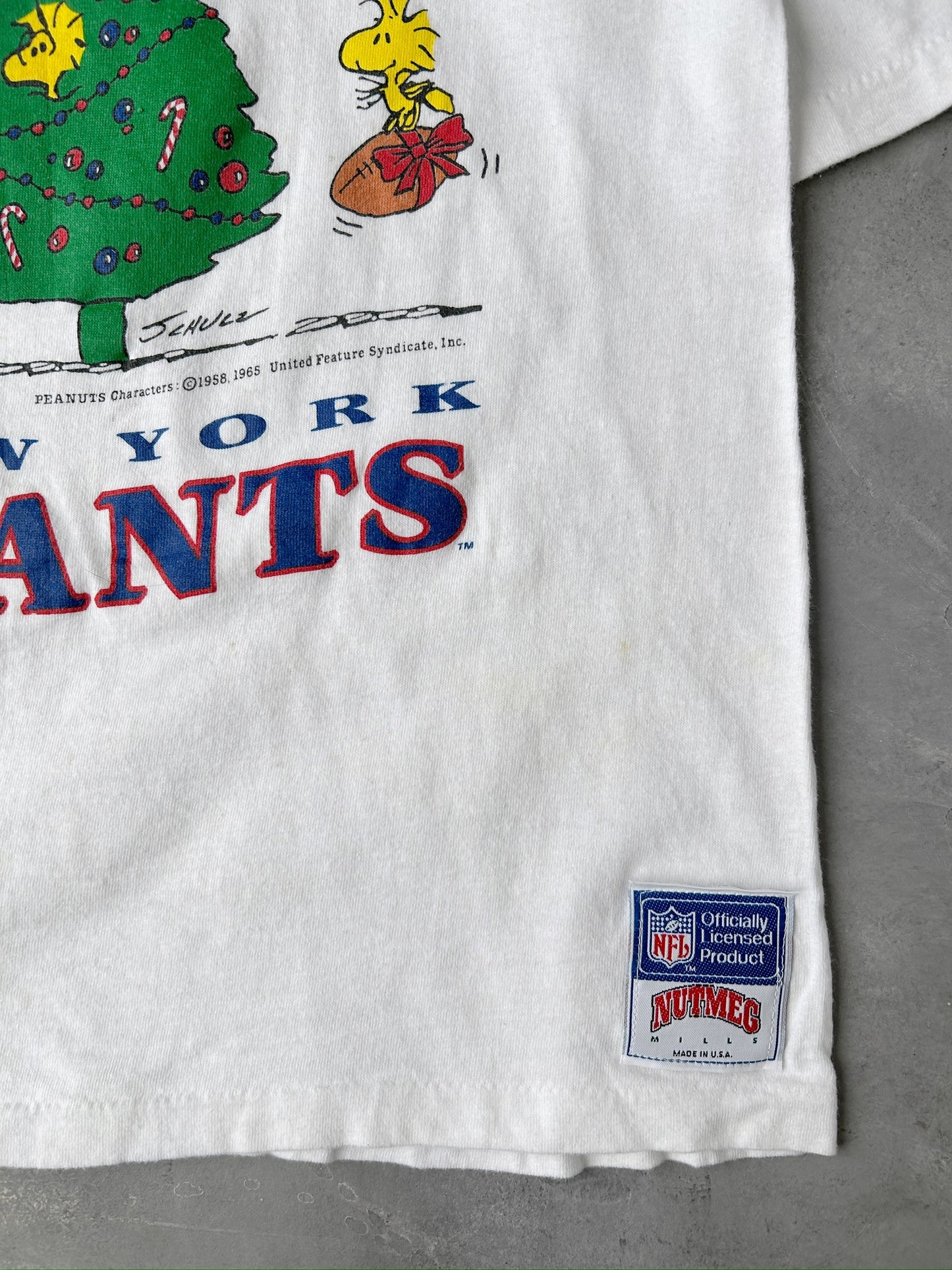 Merry Christmas Giants T-Shirt 90's - Small