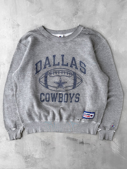 Distressed Dallas Cowboys Sweatshirt 90's - XL