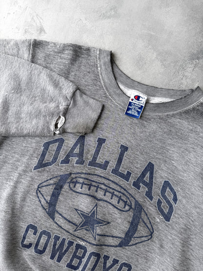 Distressed Dallas Cowboys Sweatshirt 90's - XL