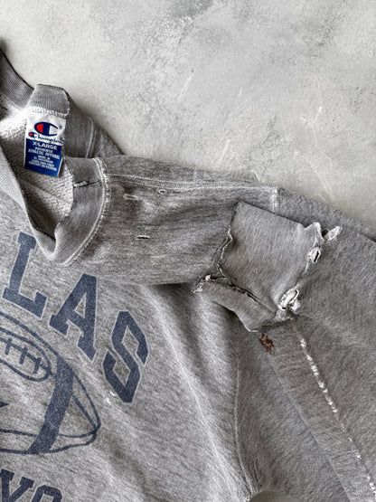 Distressed Dallas Cowboys Sweatshirt 90's - XL