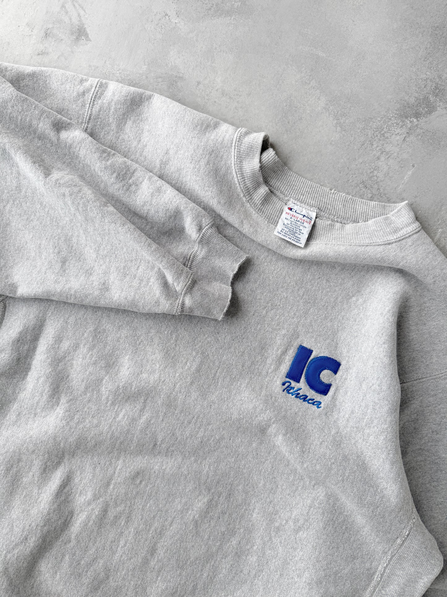 Ithaca College Sweatshirt 90's - Large