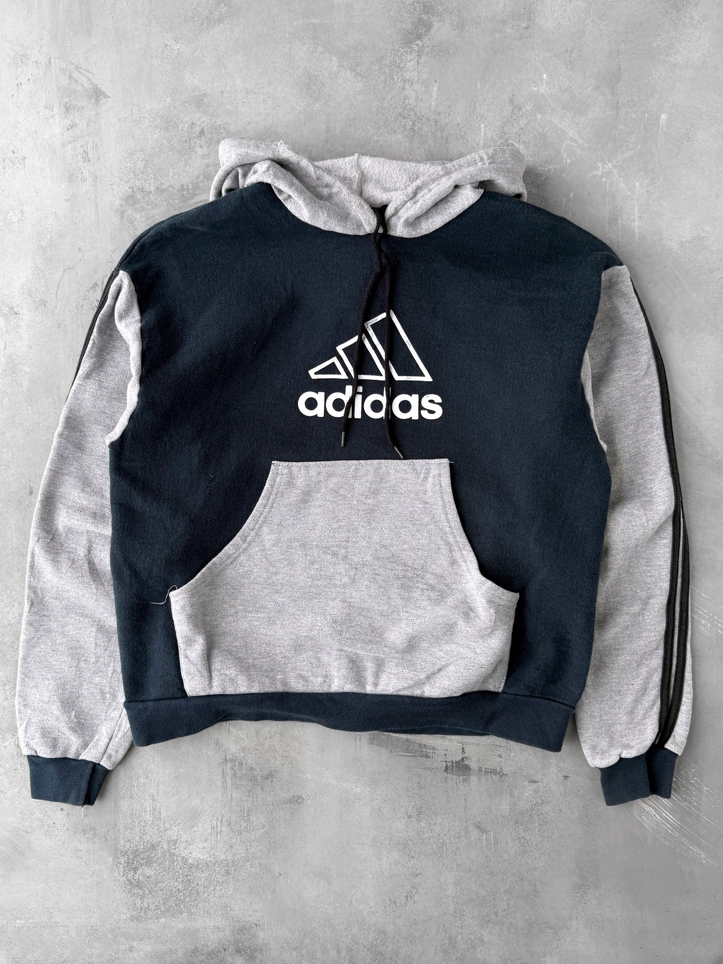Adidas Colorblock Hoodie Y2K - Large