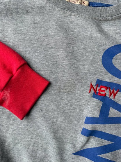 New York Giants Colorblock Sweatshirt 90's - XL
