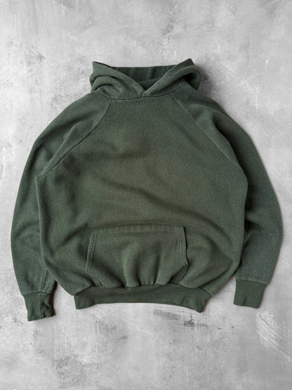 Earthy Green Hoodie 80's - Large