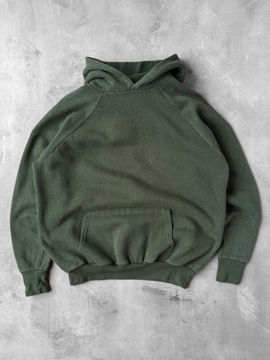 Earthy Green Hoodie 80's - Large