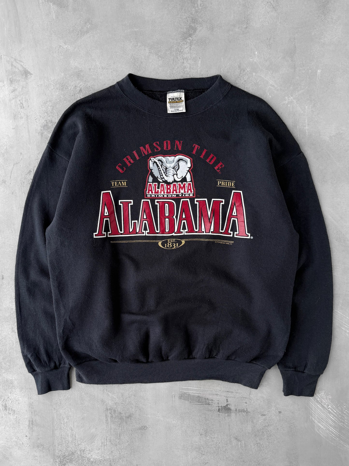 University of Alabama Sweatshirt 90's - Large