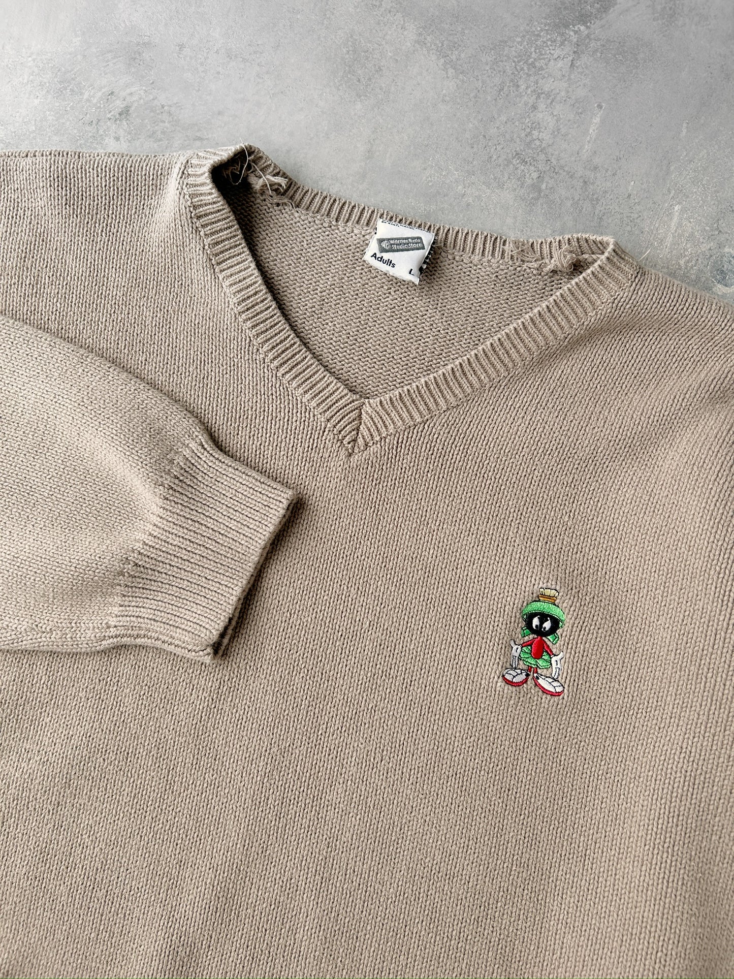 Marvin the Martian Sweater 90's - Large