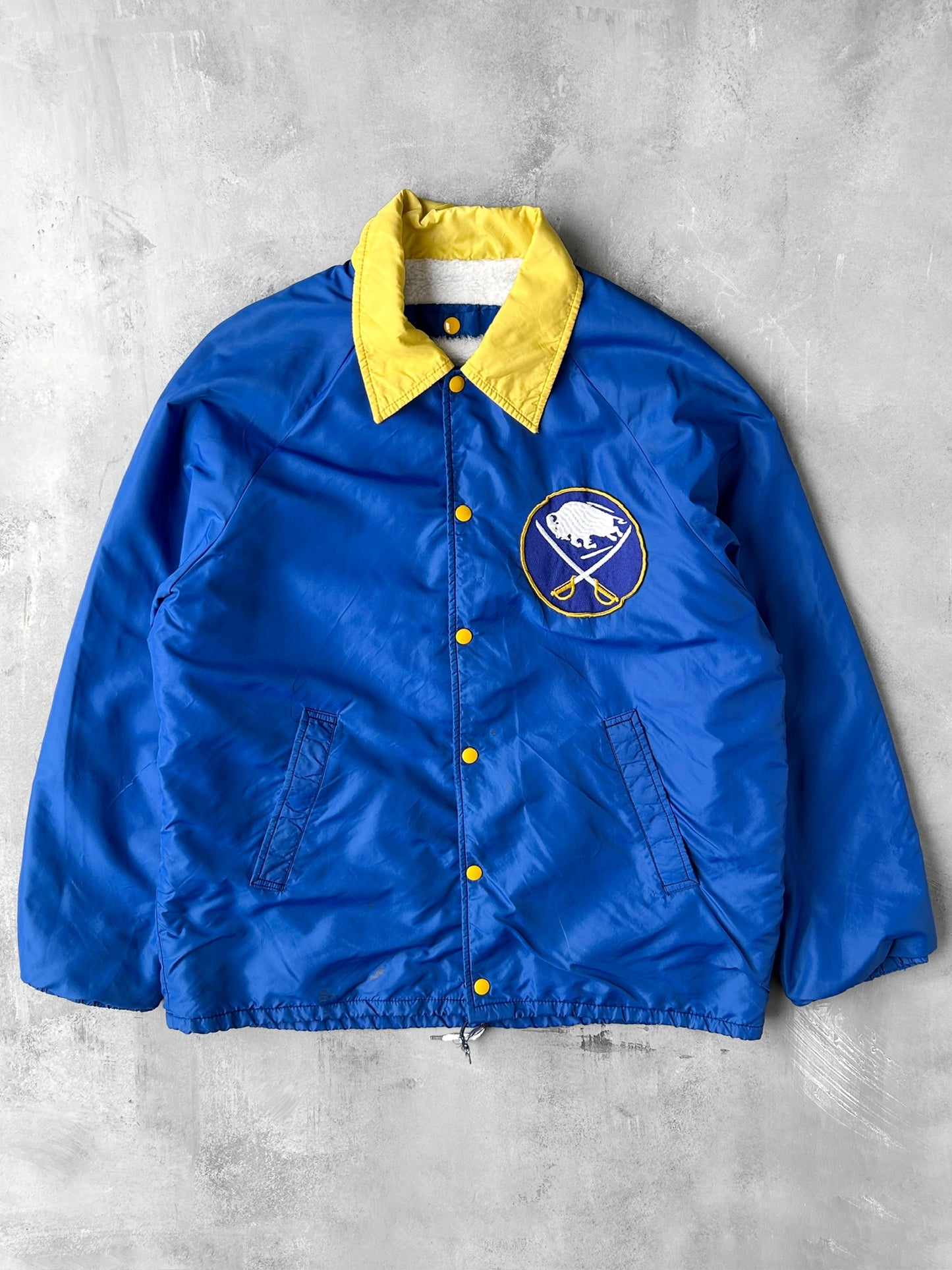 Buffalo Sabres Snap Up Jacket 80's - Medium