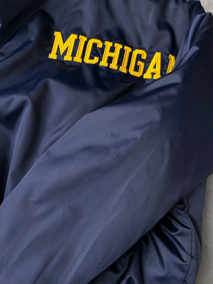 University of Michigan Nike Satin Bomber Jacket 00's - Medium