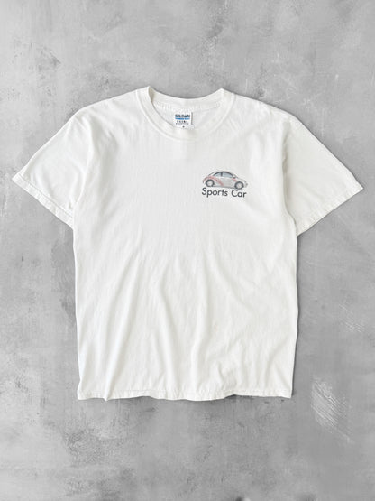 Sports Car T-Shirt Y2K - Large