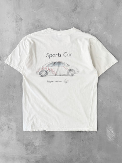 Sports Car T-Shirt Y2K - Large