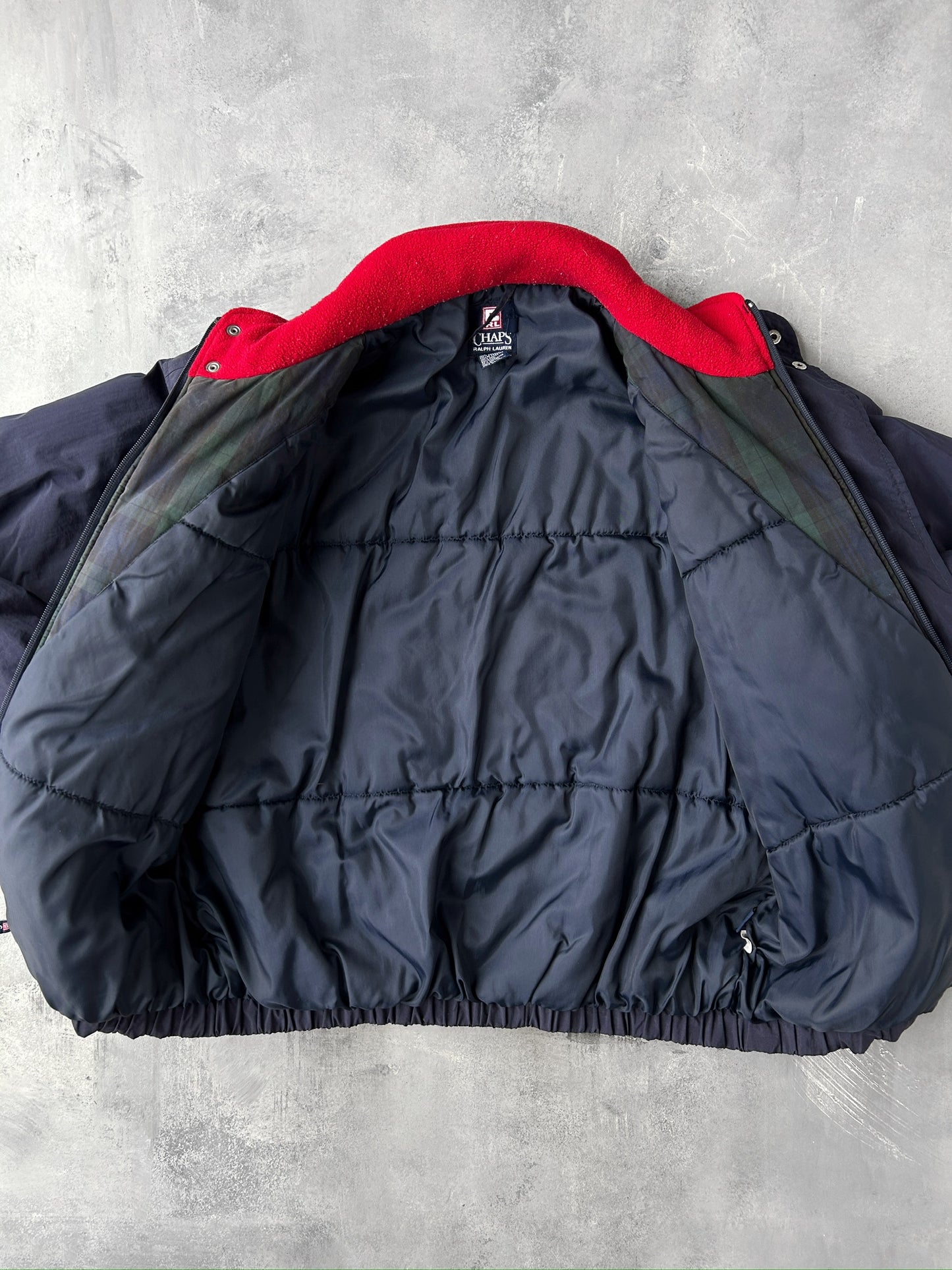 Chaps Ralph Lauren Puffer Jacket Y2K - Large