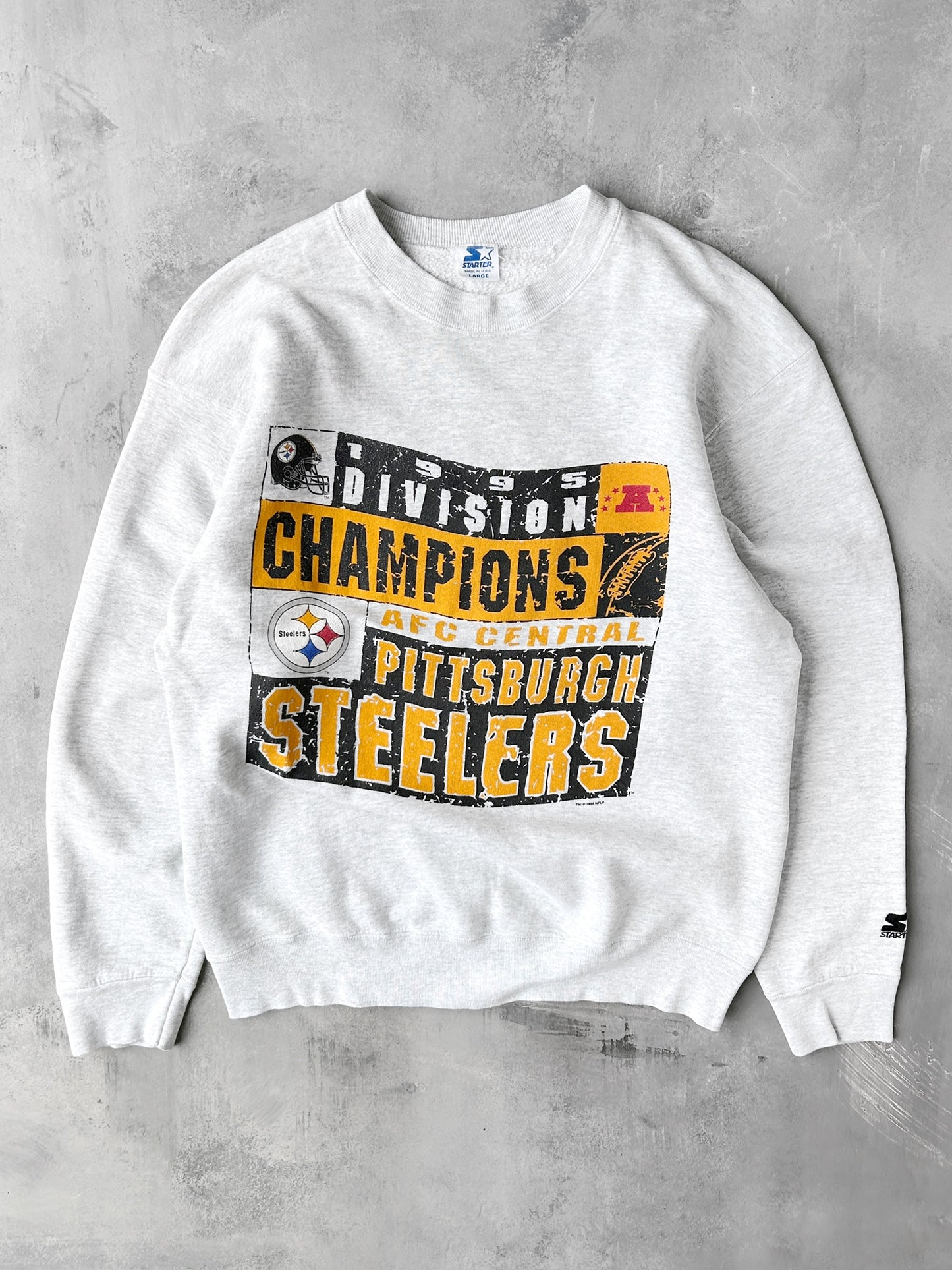 Pittsburgh Steelers Sweatshirt '95 - Large