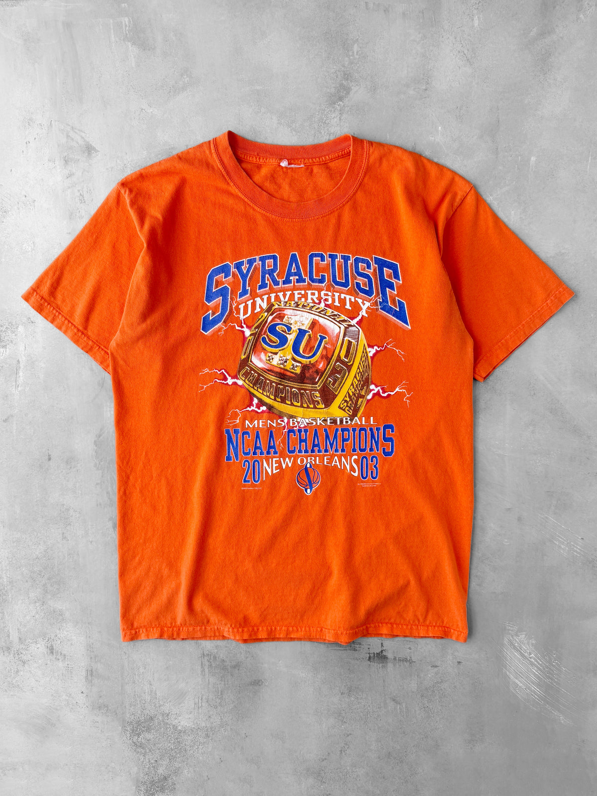 Syracuse University Championship Ring T-Shirt '03 - Large