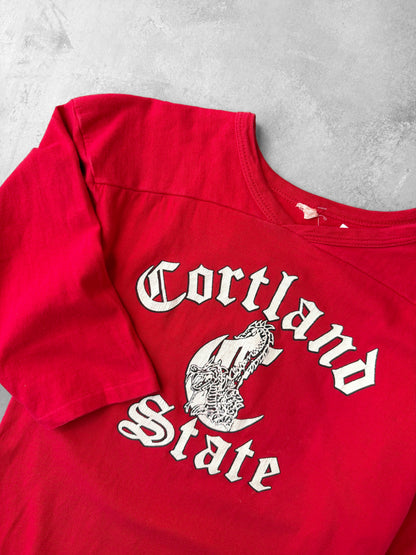 Cortland State Graphic Shirt 80's - Medium