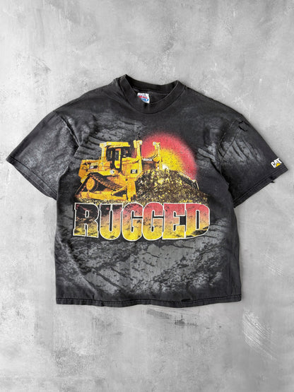 Rugged CAT AOP T-Shirt '96 - Large / XL
