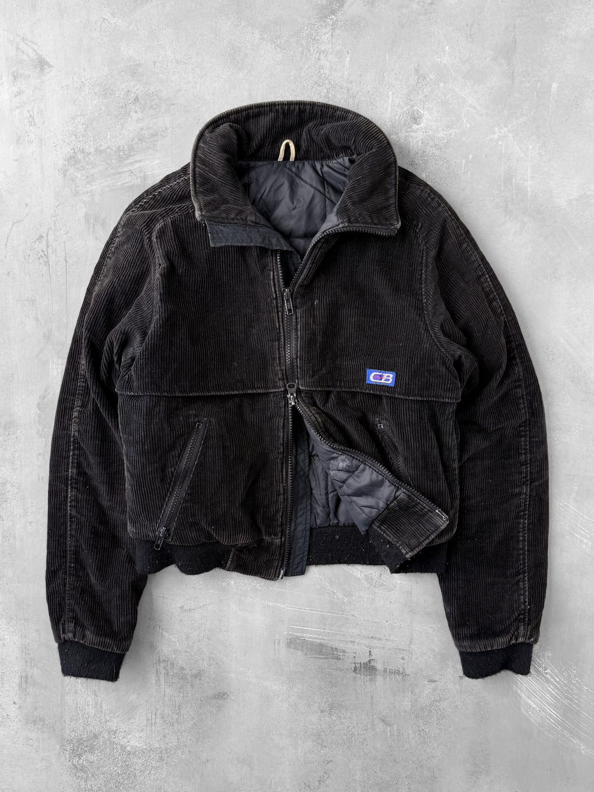 Corduroy Puffer Jacket 90's - Small