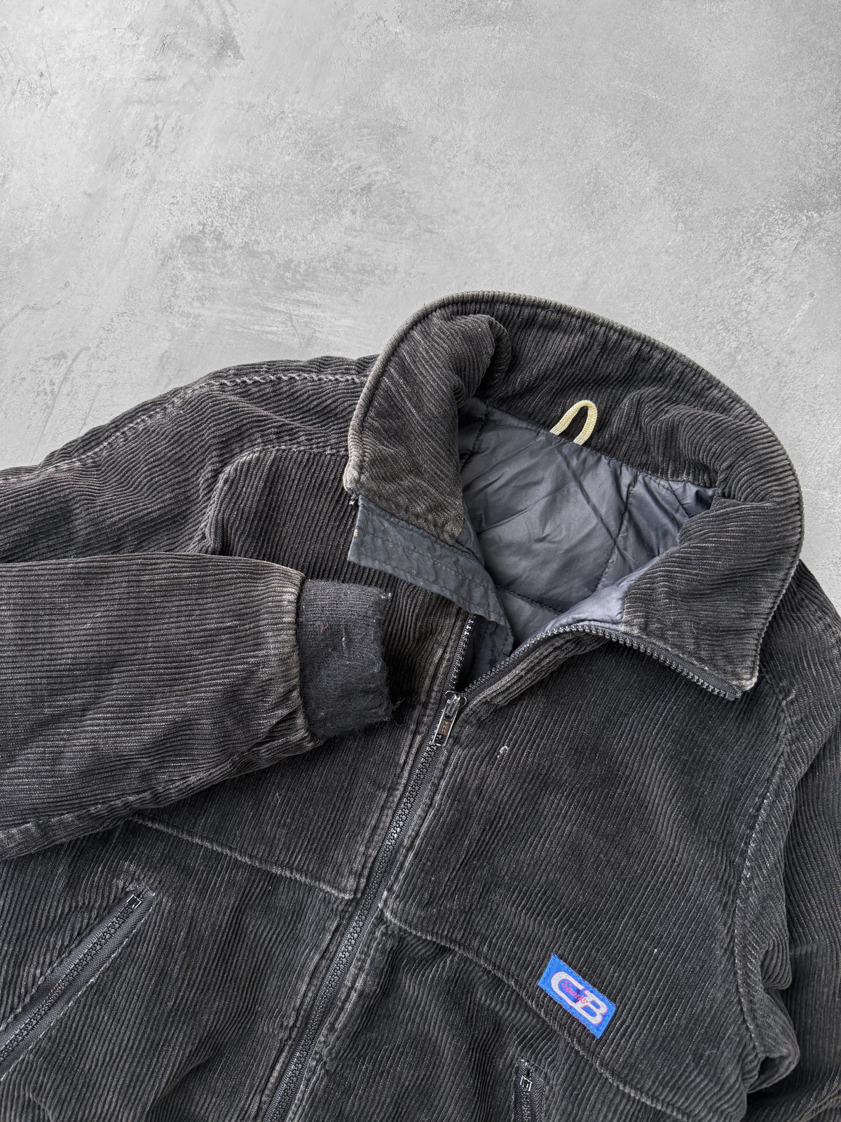 Corduroy Puffer Jacket 90's - Small