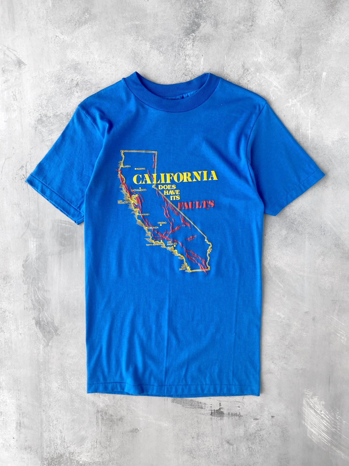 California has its Faults T-Shirt 80's - XS