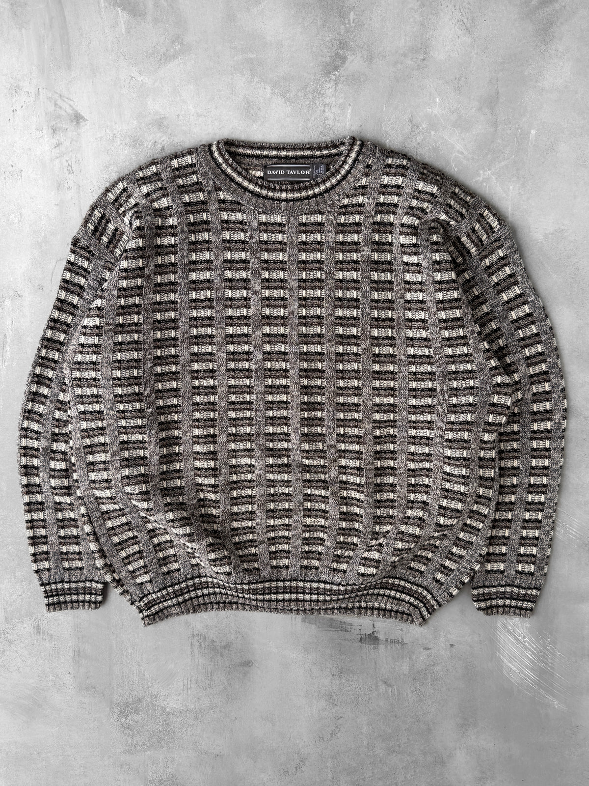 Patterned Sweater 90's - XXL